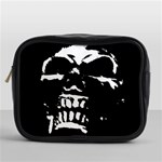 Morbid Skull Mini Toiletries Bag (One Side)