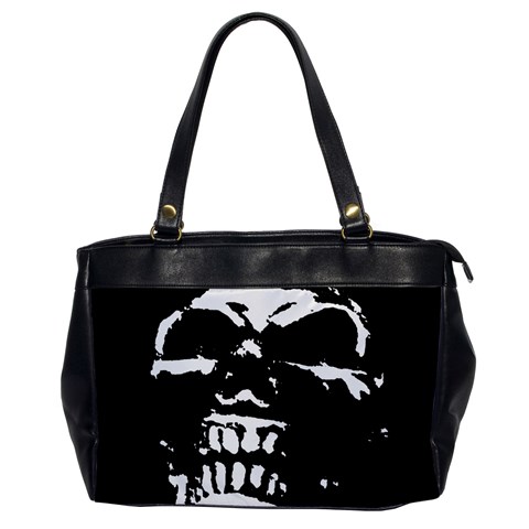Morbid Skull Oversize Office Handbag from ArtsNow.com Front