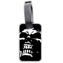 Morbid Skull Luggage Tag (two sides) from ArtsNow.com Back