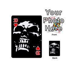 Morbid Skull Playing Cards 54 Designs (Mini) from ArtsNow.com Front - Heart10