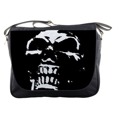 Morbid Skull Messenger Bag from ArtsNow.com Front
