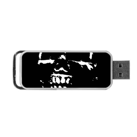 Morbid Skull Portable USB Flash (One Side) from ArtsNow.com Front