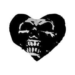 Morbid Skull Standard 16  Premium Heart Shape Cushion  from ArtsNow.com Back