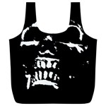 Morbid Skull Full Print Recycle Bag (XL)