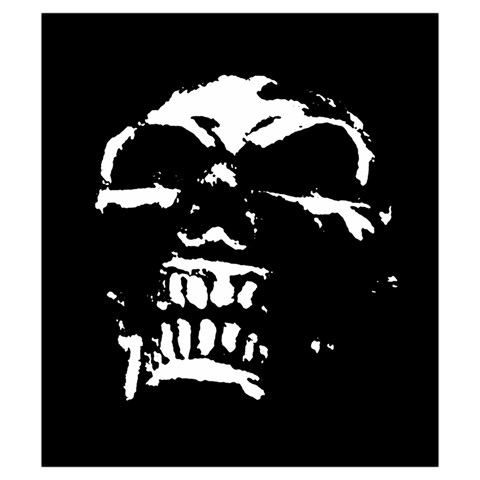 Morbid Skull Drawstring Pouch (Small) from ArtsNow.com Front