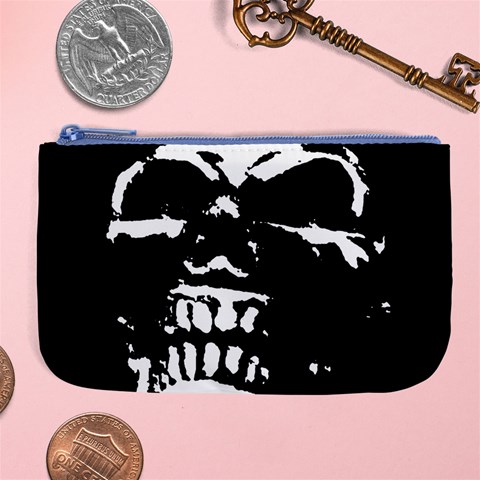 Morbid Skull Large Coin Purse from ArtsNow.com Front
