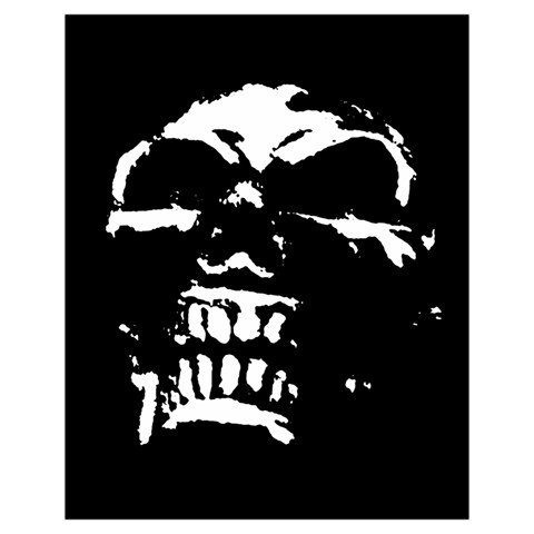Morbid Skull Drawstring Pouch (XL) from ArtsNow.com Front