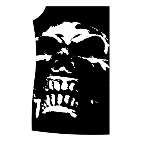Morbid Skull Women s Button Up Vest from ArtsNow.com Front Right
