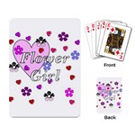Flower Girls Playing Cards Single Design