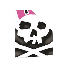 Pink Bow Skull Women s Button Up Vest from ArtsNow.com Left Pocket