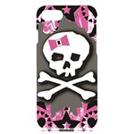 Pink Bow Skull iPhone 7/8 Black UV Print Case