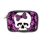 Pink Polka Dot Bow Skull Coin Purse