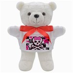 Pink Skull Scene Girl Teddy Bear