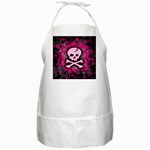 Pink Skull Star Splatter BBQ Apron