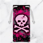 Pink Skull Star Splatter Jewelry Bag