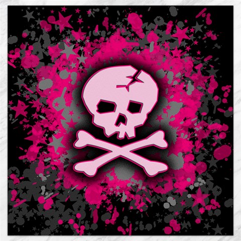 Pink Skull Star Splatter Canvas 16  x 16  from ArtsNow.com 15.2 x15.41  Canvas - 1