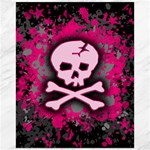 Pink Skull Star Splatter Canvas 16  x 20 