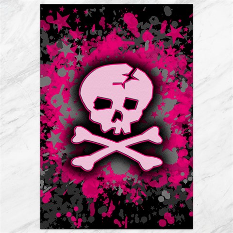 Pink Skull Star Splatter Canvas 20  x 30  from ArtsNow.com 19.62 x28.9  Canvas - 1