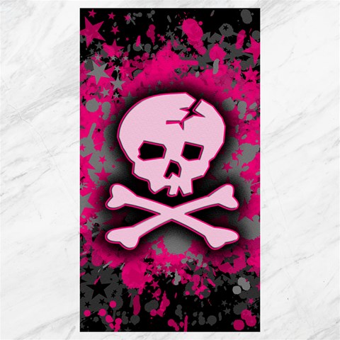 Pink Skull Star Splatter Canvas 40  x 72  from ArtsNow.com 39.28 x69.23  Canvas - 1