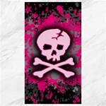 Pink Skull Star Splatter Canvas 40  x 72 