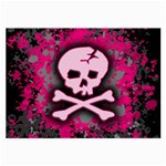 Pink Skull Star Splatter Large Glasses Cloth