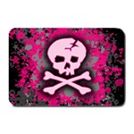 Pink Skull Star Splatter Plate Mat