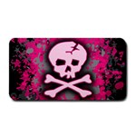 Pink Skull Star Splatter Medium Bar Mat