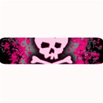 Pink Skull Star Splatter Large Bar Mat