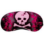 Pink Skull Star Splatter Sleeping Mask