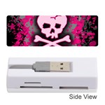 Pink Skull Star Splatter Memory Card Reader (Stick)