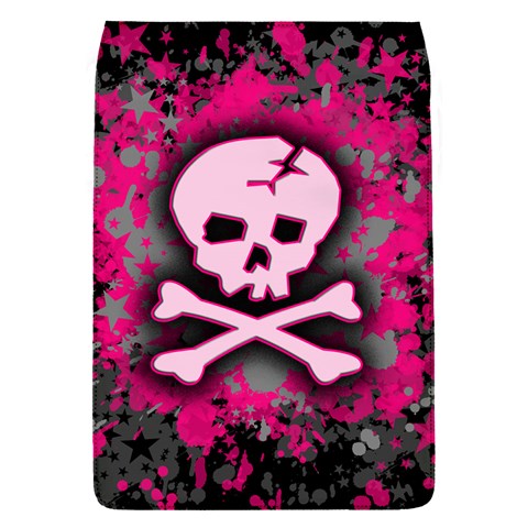 Pink Skull Star Splatter Removable Flap Cover (S) from ArtsNow.com Front