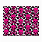Pink Skulls & Stars Small Glasses Cloth (2 Sides)