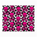 Pink Skulls & Stars Small Glasses Cloth (2 Sides)