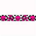Pink Skulls & Stars Small Bar Mat