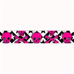 Pink Skulls & Stars Small Bar Mat