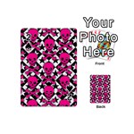 Pink Skulls & Stars Playing Cards 54 Designs (Mini)