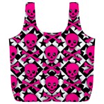 Pink Skulls & Stars Full Print Recycle Bag (XL)