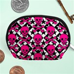 Pink Skulls & Stars Accessory Pouch (Medium)