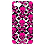 Pink Skulls & Stars iPhone 7/8 Black UV Print Case