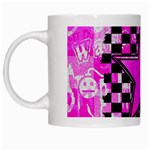 Pink Star White Mug