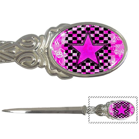 Pink Star Letter Opener from ArtsNow.com Front