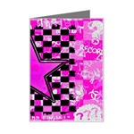 Pink Star Mini Greeting Card