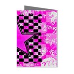 Pink Star Mini Greeting Cards (Pkg of 8)