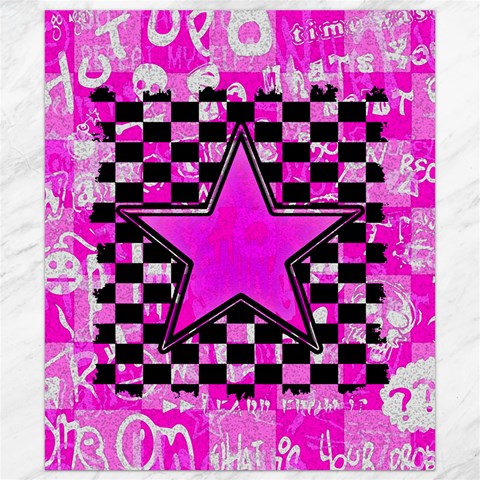 Pink Star Canvas 8  x 10  from ArtsNow.com 8.15 x9.66  Canvas - 1
