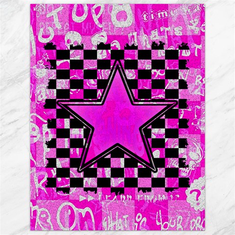 Pink Star Canvas 12  x 16  from ArtsNow.com 11.86 x15.41  Canvas - 1