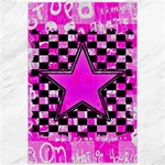 Pink Star Canvas 12  x 18 