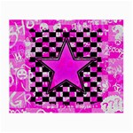 Pink Star Small Glasses Cloth (2 Sides)