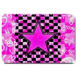 Pink Star Large Doormat