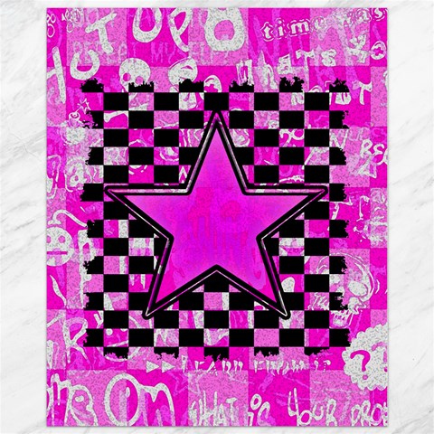 Pink Star Canvas 11  x 14  from ArtsNow.com 10.95 x13.48  Canvas - 1