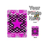 Pink Star Playing Cards 54 Designs (Mini)